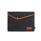 Felt Fabric Office Document Bag for 14 Inch iPad A4 Paper File Storage
