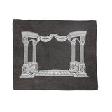Tefillin Bag Linen with House Embroidery - Jewish Gift