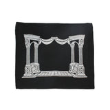 Tefillin Bag Linen with House Embroidery - Jewish Gift