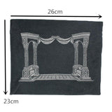 Tefillin Bag Linen with House Embroidery - Jewish Gift