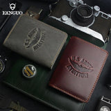 Crazy Horse Leather Driver Holder Car Auto Documents Driving Wallet