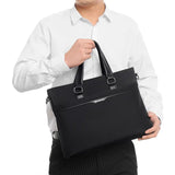Men's Oxford Business Briefcase Single Strap Laptop Bag