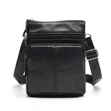 Leather Shoulder Messenger Bag Briefcase for Office Work