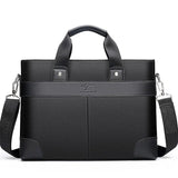 Men's Leather Briefcase Laptop Messenger Bag