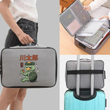 Monster Print Document Storage Bag Organizer Drawer Lockable Container