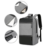 Men's Backpack USB Charging Bag Male Multifunction Waterproof Rucksack