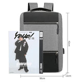 Men's Backpack USB Charging Bag Male Multifunction Waterproof Rucksack
