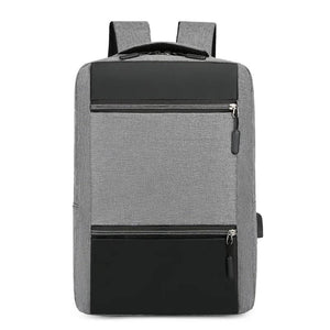 Men's Backpack USB Charging Bag Male Multifunction Waterproof Rucksack