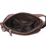 Men Shoulder Bag PU Leather Messenger Bag Man Briefcase Antifreeze Crossbody Bag