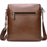 Men Shoulder Bag PU Leather Messenger Bag Man Briefcase Antifreeze Crossbody Bag