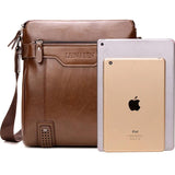 Men Shoulder Bag PU Leather Messenger Bag Man Briefcase Antifreeze Crossbody Bag
