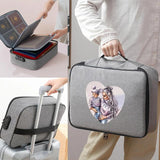 Large Lockable Document Organizer Handbag