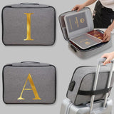 Large Lockable Document Organizer Handbag