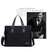 Oxford Waterproof Men Briefcase Bag Shoulder Bag Tote Canvas Laptop Bag
