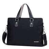 Oxford Waterproof Men Briefcase Bag Shoulder Bag Tote Canvas Laptop Bag