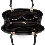 Women Leather Handbags Shoulder Bags Ladies Crossbody Bags Bow Pendant