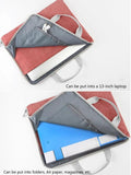 Waterproof Canvas File Bag A4 Zipper Office Business iPad Bag