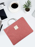 Waterproof Canvas File Bag A4 Zipper Office Business iPad Bag