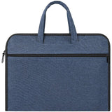 Large-capacity office tote bag file bag conference kit double-tier zipper bag
