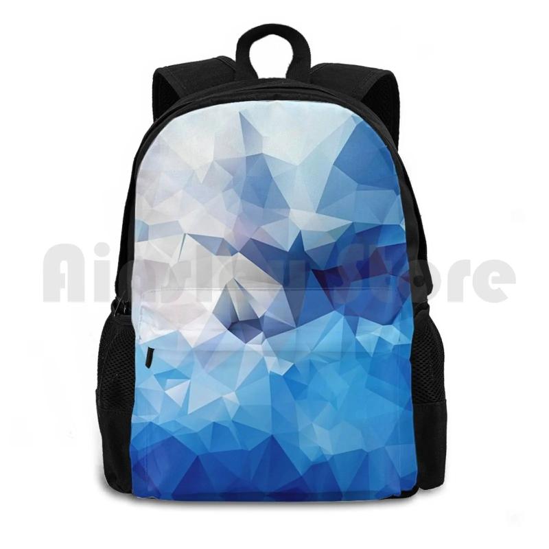 Geometrical Prints Outdoor Hiking Backpack Riding Climbing Sports Bag
