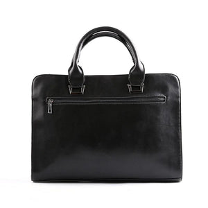 PU Leather Laptop Briefcase 13-14 inch Waterproof Tote Handbag