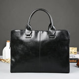 PU Leather Laptop Briefcase 13-14 inch Waterproof Tote Handbag