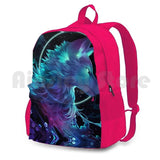 Ether Outdoor Hiking Backpack Clockbirds Wolf Dog Can