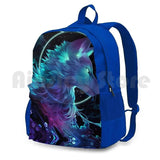 Ether Outdoor Hiking Backpack Clockbirds Wolf Dog Can