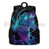 Ether Outdoor Hiking Backpack Clockbirds Wolf Dog Can