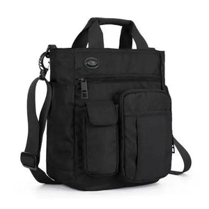 Men's Crossbody Laptop Bag with Zipper Pocket