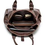 Retro Large-Capacity Briefcase Messenger Men's Bag