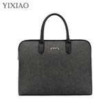 Men's 14-Inch Laptop Briefcase Large Capacity Portfolio Handbag