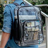 Clear Transparent PVC Backpack for Adults and Students