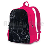 Marble Texture Outdoor Hiking Backpack Waterproof Camping Travel