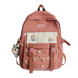 Mosaic Grid Junior High School Girl Backpack