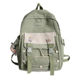 Mosaic Grid Junior High School Girl Backpack