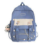 Mosaic Grid Junior High School Girl Backpack
