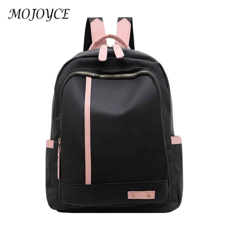 Women Preppy Style Backpack Large Capacity Handbags Oxford Material