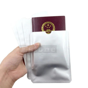 5Pcs/Lot Anti Scan RFID Blocking Passport Sleeve Cover