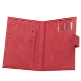 Retro PU Leather Passport Holder Organizer