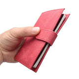 Retro PU Leather Passport Holder Organizer