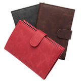 Retro PU Leather Passport Holder Organizer