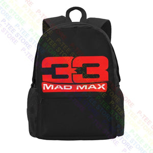 Mad Maxs Verstappen Backpack Gym Tote Bag Large Capacity