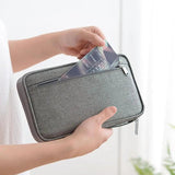 Family Travel Wallet Passport Holder Waterproof Document Accessories