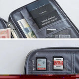 Family Travel Wallet Passport Holder Waterproof Document Accessories