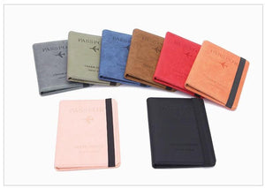 RFID Passport Bag Document Bag Travel Leather Case Passport Holder