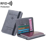 RFID Passport Bag Document Bag Travel Leather Case Passport Holder