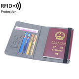 RFID Passport Bag Document Bag Travel Leather Case Passport Holder