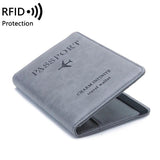 RFID Passport Bag Document Bag Travel Leather Case Passport Holder
