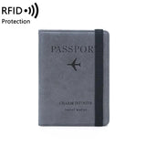 RFID Passport Bag Document Bag Travel Leather Case Passport Holder